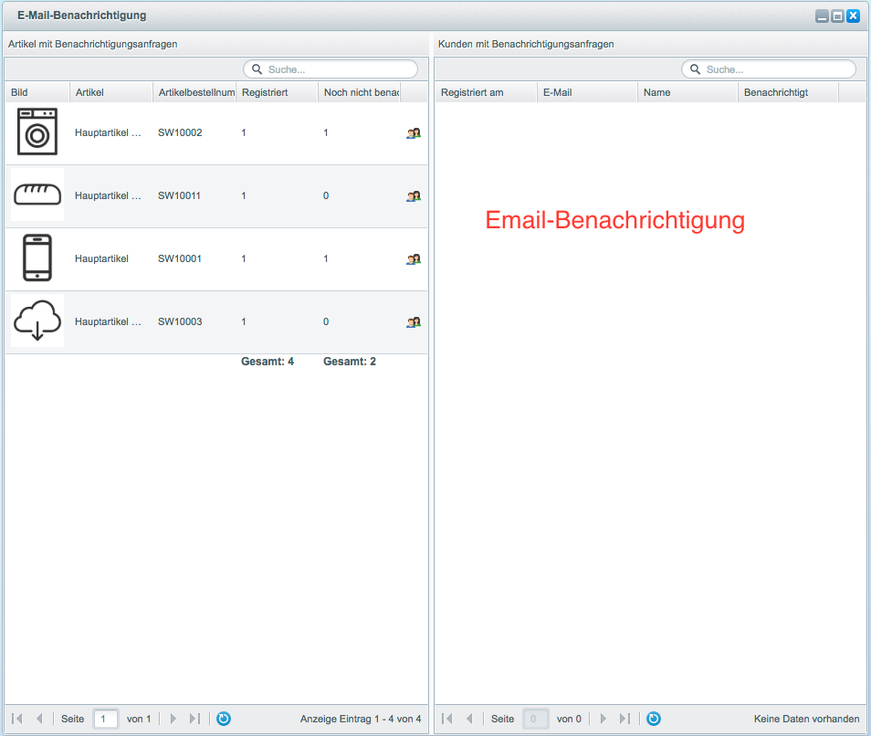 Artikelbilder - thumbnails überall im Backend anzeigen